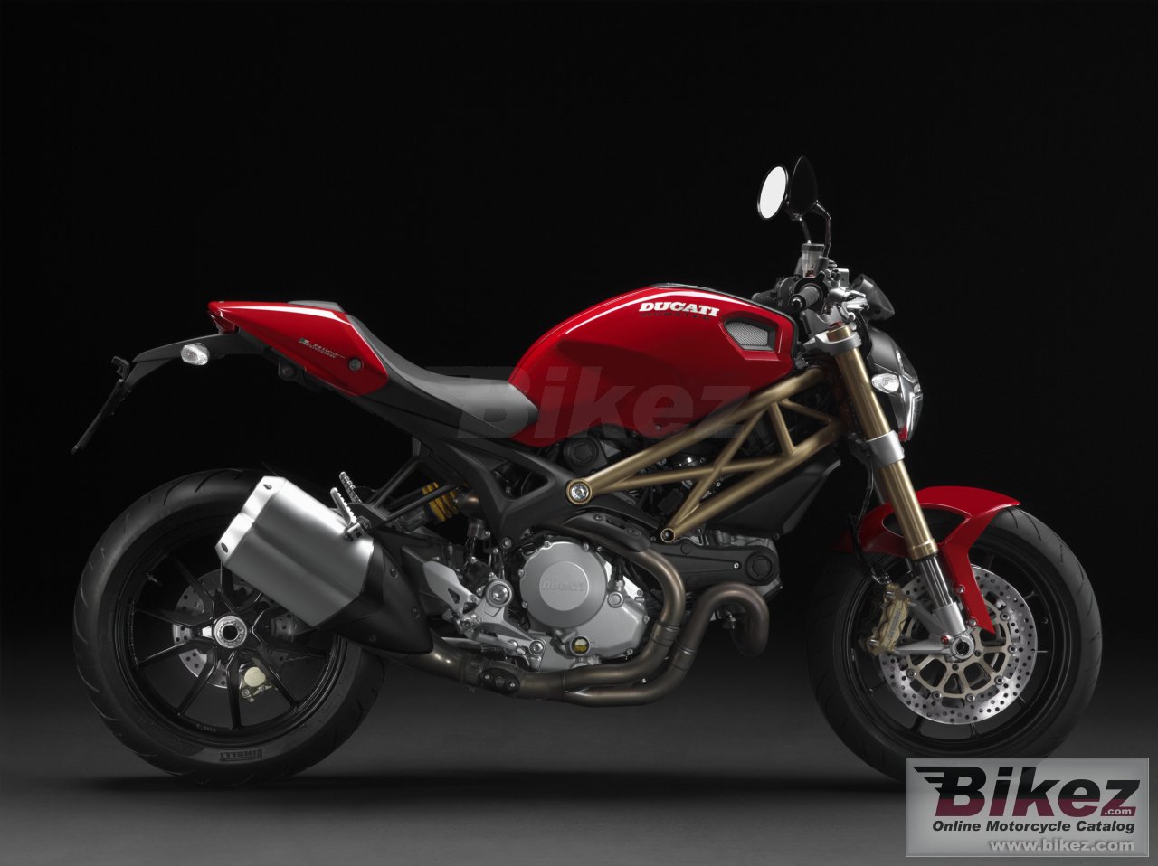 Big Ducati monster 1100 evo 20th anniversary picture and wallpaper from Bikez.com